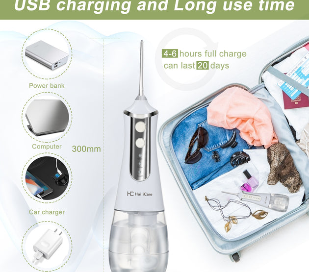 Water Flossing Dental Cleaning Machine Portable Electric Household Oral Cleaning