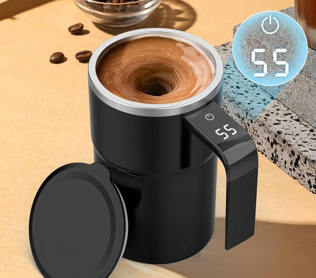 New USB Rechargeable Automatic Magnetic Cup Electric Coffee Self Mixing Mug IP67 Waterproof Food Safe 380ML Coffee Mug For Tea