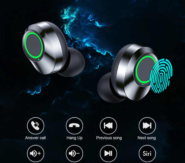 NES TWS Wireless Bluetooth Earphones Sport Stereo Headphones HiFi Music Earbuds With Built-in Microphone HD Call Gaming Headset