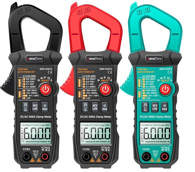AC DC Digital Display Clamp Meter High-precision Anti Burn Electrical Instrument