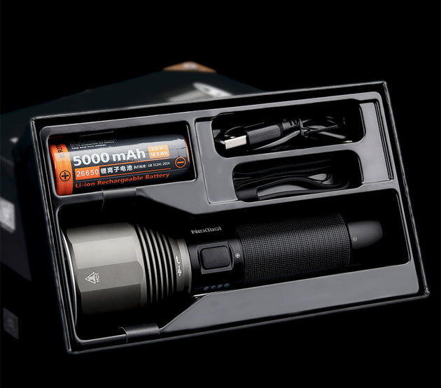 Outdoor Strong Light Flashlight 2000 Lumens Rechargeable Super Bright Flashlight