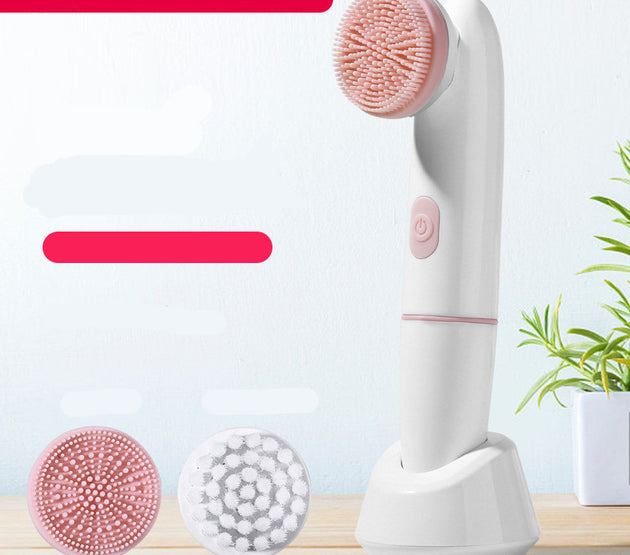 Electric Silicone Facial Cleanser,  Facial Cleansing Brush, Beauty Instrument Pore Cleaner
