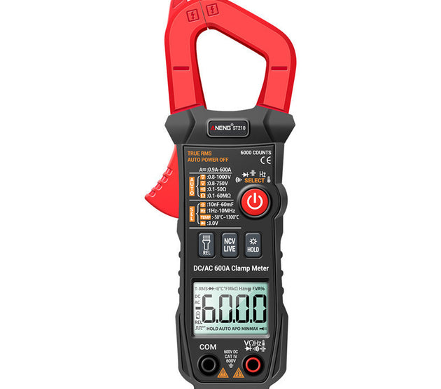 AC DC Digital Display Clamp Meter High-precision Anti Burn Electrical Instrument