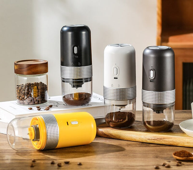 Electric Coffee Bean Grinder USB Charging Mini Coffee Bean Mill Grinder Espresso Spice Grinder For Kitchen
