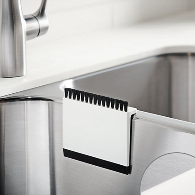 2-in-1 Kitchen Sink Scraper Countertop Brush