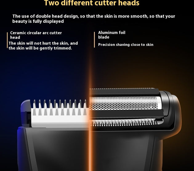 Electric 2-in-1 Fully Washable Shaver