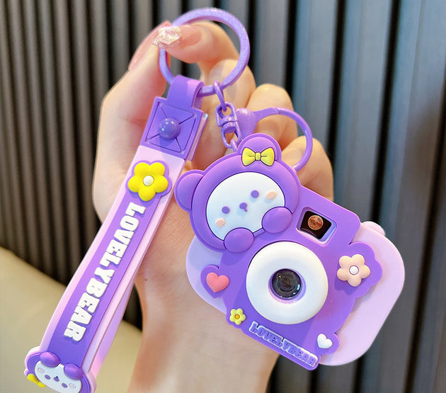 Projection Camera Keychain Children's Pendant