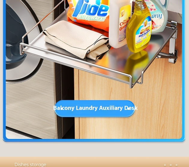 Stainless Steel Foldable Kitchen Countertop Commodity Shelf