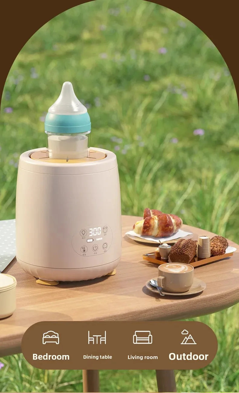 Baby Smart Electric Milk Shaker Automatic Temperature Control Milk Frother Integrated Heated Milk Stirrer Home Appliance