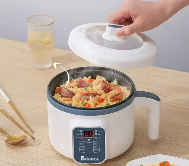 NEW Home Electric Rice Cooker Mini Multi Functional Cooking Pot 1.7L Smart Non Stick Pot 1-3 Person Kitchen Steaming Pot Hot Pot