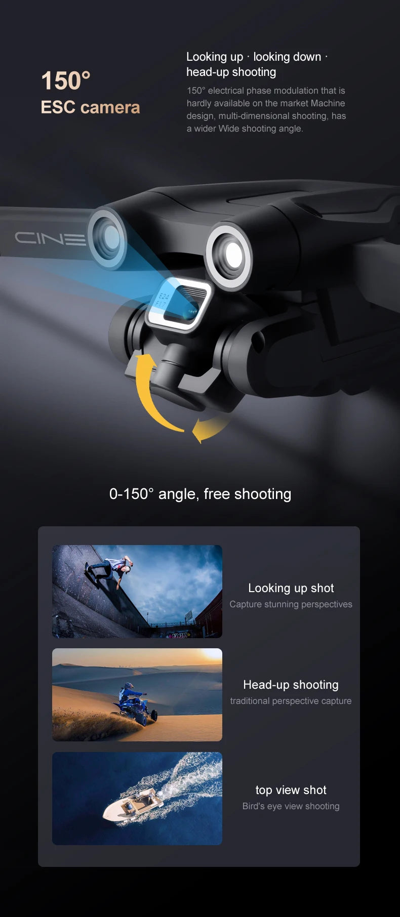 For Xiaomi Z908 Pro /MAX Drone 8K Professional Dual Camera GPS Avoidance Quadcopter Optical Flow Localization 3-side avoidance