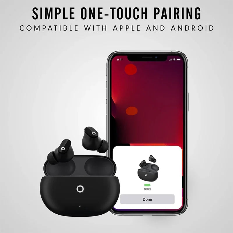 UYUXIO Wireless Earphone Cancelling Bluetooth 5.3 HiFi Buds ENC Headphone TWS Earbuds Transparency Mode for iPhone Samsung