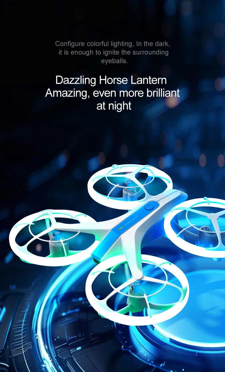 4DRC V33 Drones 8K 4K HD Camera RC Drone with Altitude Hold and Headless Mode RC Quadcopter with LED Light Gift Toy for Kids
