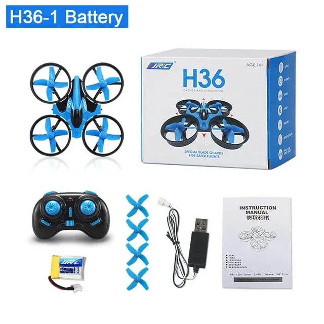 Jjrc H36 Mini Rc Drone Anti-collision 6-Axis Headless Mode Helicopter 360° Flip Remote Control Quadcopter Toys Drone for Kids
