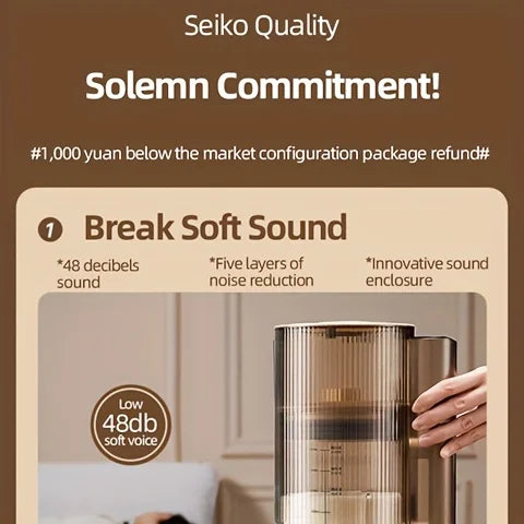 baby coplementary food wall-breaking machine heating mini soymilk machine bass multifunctional cooking machine home.