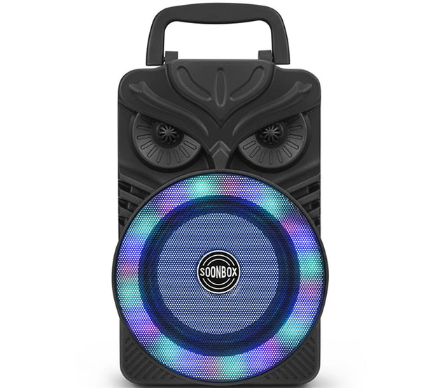 HiFi Bluetooth-Compatible Speaker Support TF Card HiFi Stereo Subwoofer RGB Light FM Aux Portable Wireless Loudspeaker