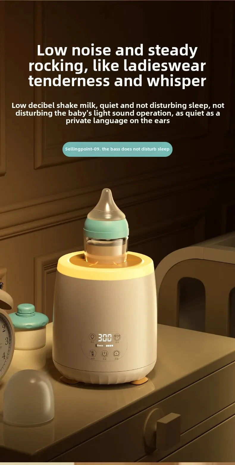 Baby Smart Electric Milk Shaker Automatic Temperature Control Milk Frother Integrated Heated Milk Stirrer Home Appliance