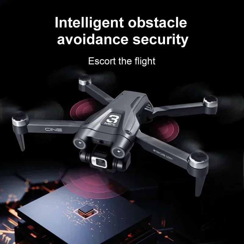 For Xiaomi Z908 Pro /MAX Drone 8K Professional Dual Camera GPS Avoidance Quadcopter Optical Flow Localization 3-side avoidance