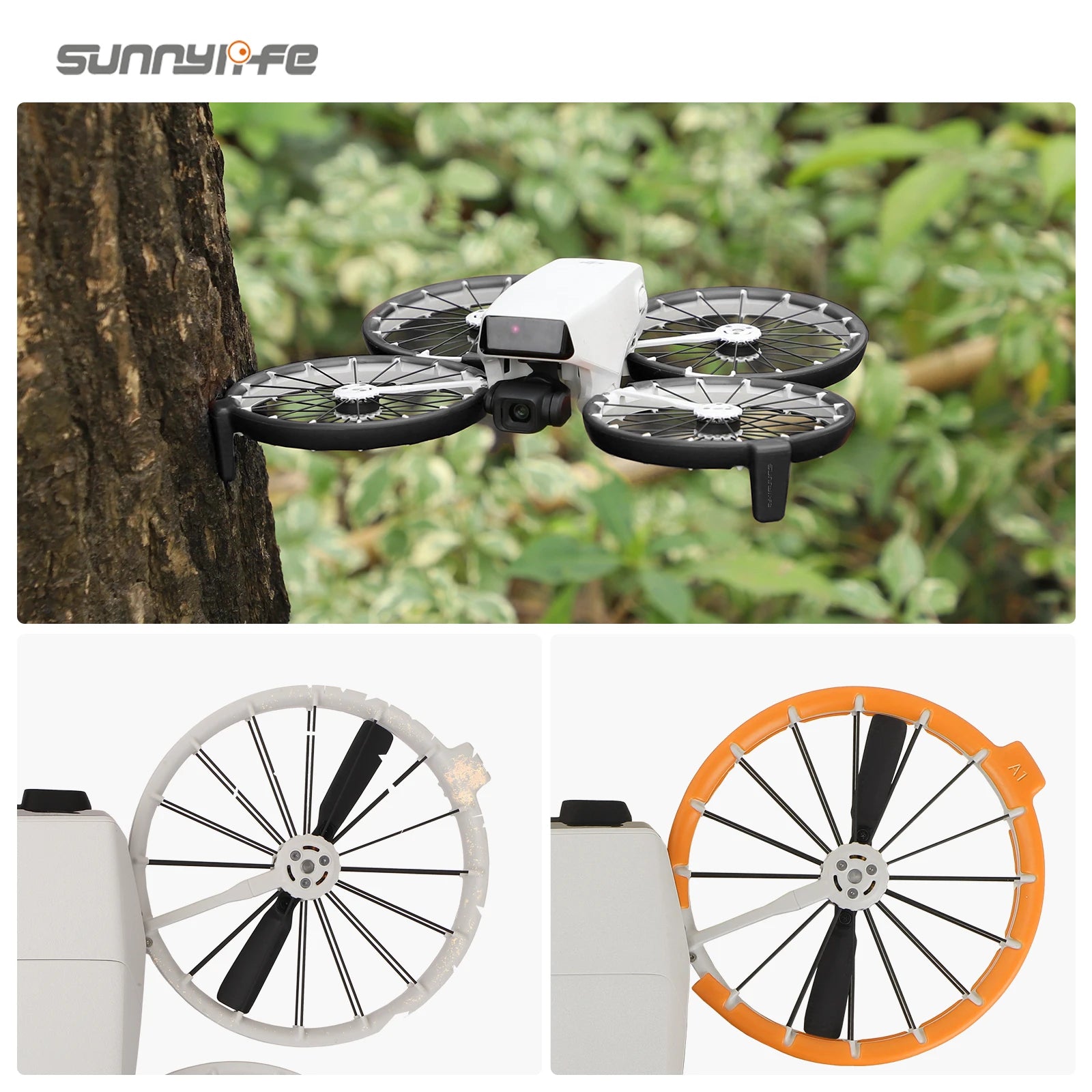 protective guard cage for Dji Flip Case Propeller Guard Quick Release Arms Anti-collision Ring Props Protector Cover Accessories