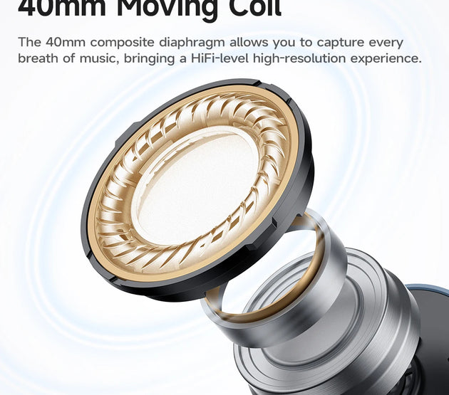 HOCO W35 Max Wireless HiFi Music Headphone 42mm Coil Speaker Candy Color Bluetooth 5.3 Sport Earphone Support AUX/TF Card Mode