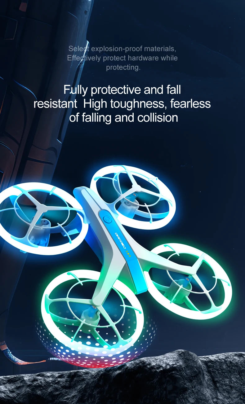 4DRC V33 Drones 8K 4K HD Camera RC Drone with Altitude Hold and Headless Mode RC Quadcopter with LED Light Gift Toy for Kids