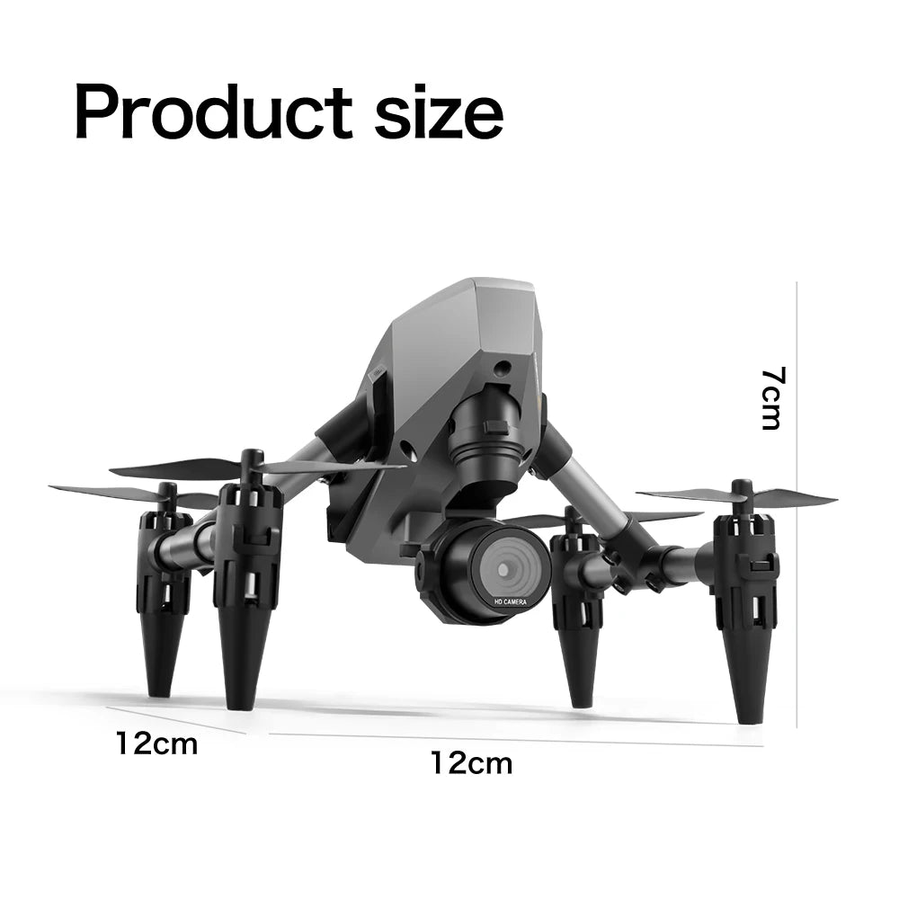XD1 Pro Mini Drone 4K 8K Dual Camera WIFI Alloy Anti-drop Optical Flow Positioning Quadcopter Remote Control Gift RC Toy