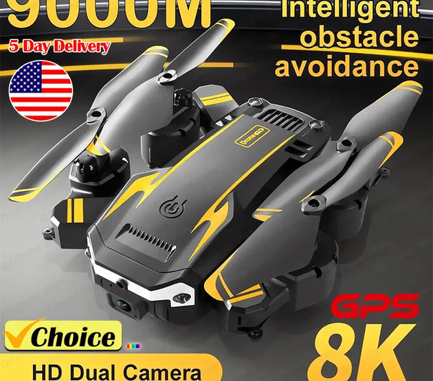 New S6 Rc Drone G6 Profesional 8K HD Camera Obstacle Avoidance Aerial Photography Optical flow Foldable 5G GPS Quadcopter Gifts