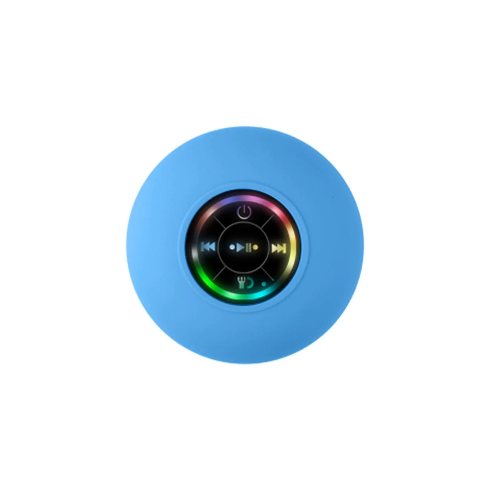 Wireless Bluetooth Speaker Bathroom IPX4 Waterproof Portable Speaker with Powerful Suction Cup Outdoor Sports Stereo Speaker