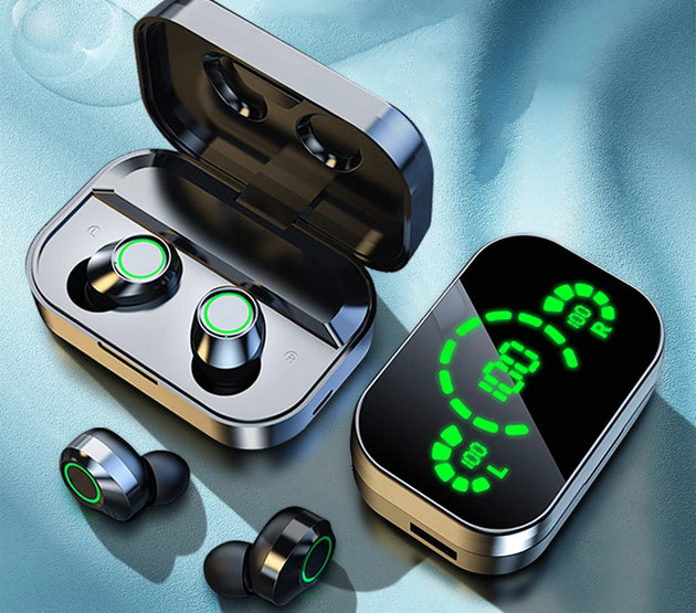 NES TWS Wireless Bluetooth Earphones Sport Stereo Headphones HiFi Music Earbuds With Built-in Microphone HD Call Gaming Headset