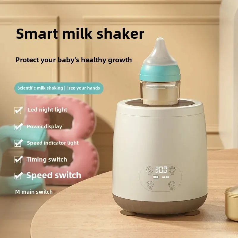 Baby Smart Electric Milk Shaker Automatic Temperature Control Milk Frother Integrated Heated Milk Stirrer Home Appliance