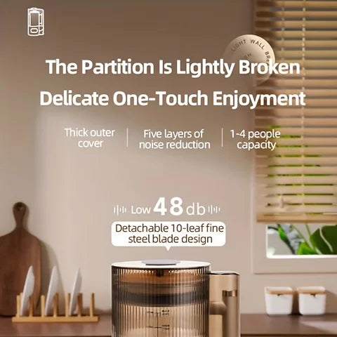 baby coplementary food wall-breaking machine heating mini soymilk machine bass multifunctional cooking machine home.