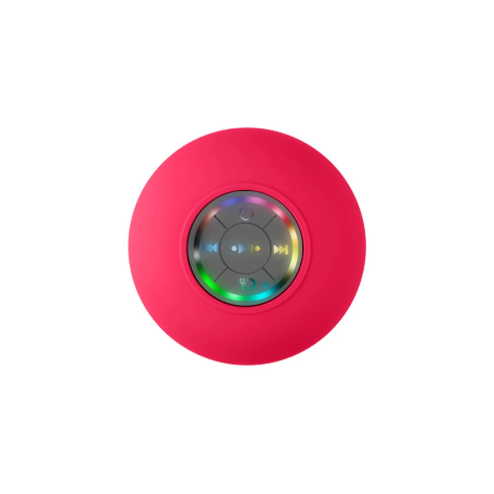 Wireless Bluetooth Speaker Bathroom IPX4 Waterproof Portable Speaker with Powerful Suction Cup Outdoor Sports Stereo Speaker