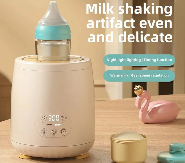 Baby Smart Electric Milk Shaker Automatic Temperature Control Milk Frother Integrated Heated Milk Stirrer Home Appliance