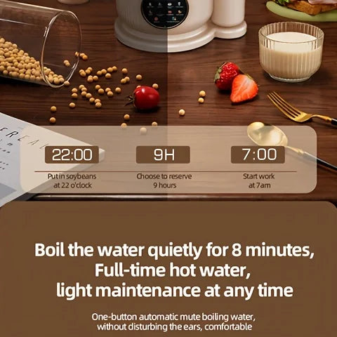 baby coplementary food wall-breaking machine heating mini soymilk machine bass multifunctional cooking machine home.