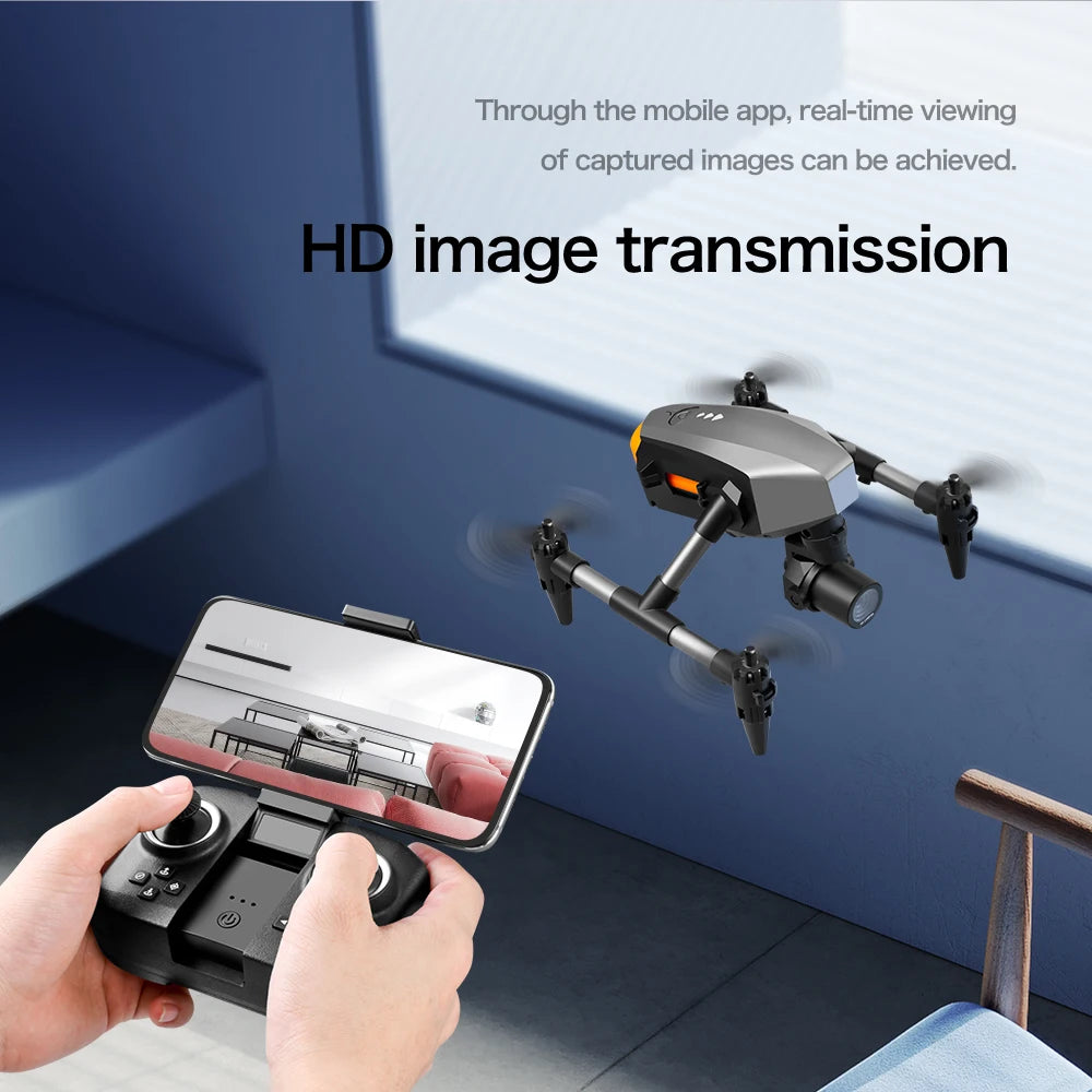 XD1 Pro Mini Drone 4K 8K Dual Camera WIFI Alloy Anti-drop Optical Flow Positioning Quadcopter Remote Control Gift RC Toy