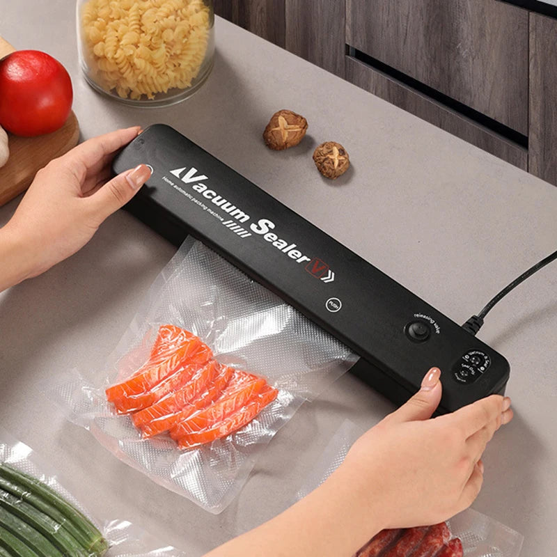 Automatic Packaging Machine for Home Kitchen Food Vacuum Sealer Electric Portable Household Food Sealing Packaging
