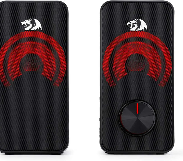 Redragon GS500 Stentor USB PC Gaming 2.0 Channel Stereo Desktop Computer Speaker Backlight