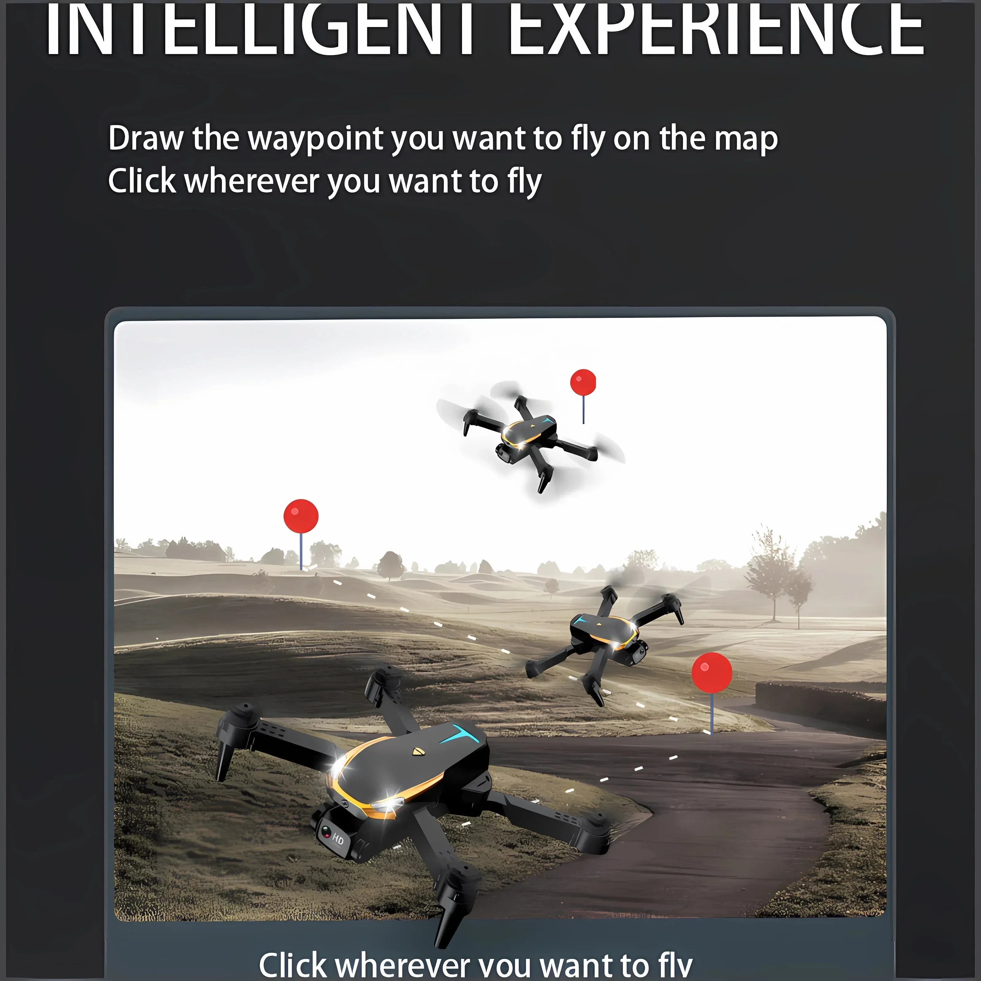 New Tesla Drone 8K Professional HD Camear RC Quadcopter Helicopter WIFI FPV Distance Avoid Obstacles Optical Flow Kid Gift Toy