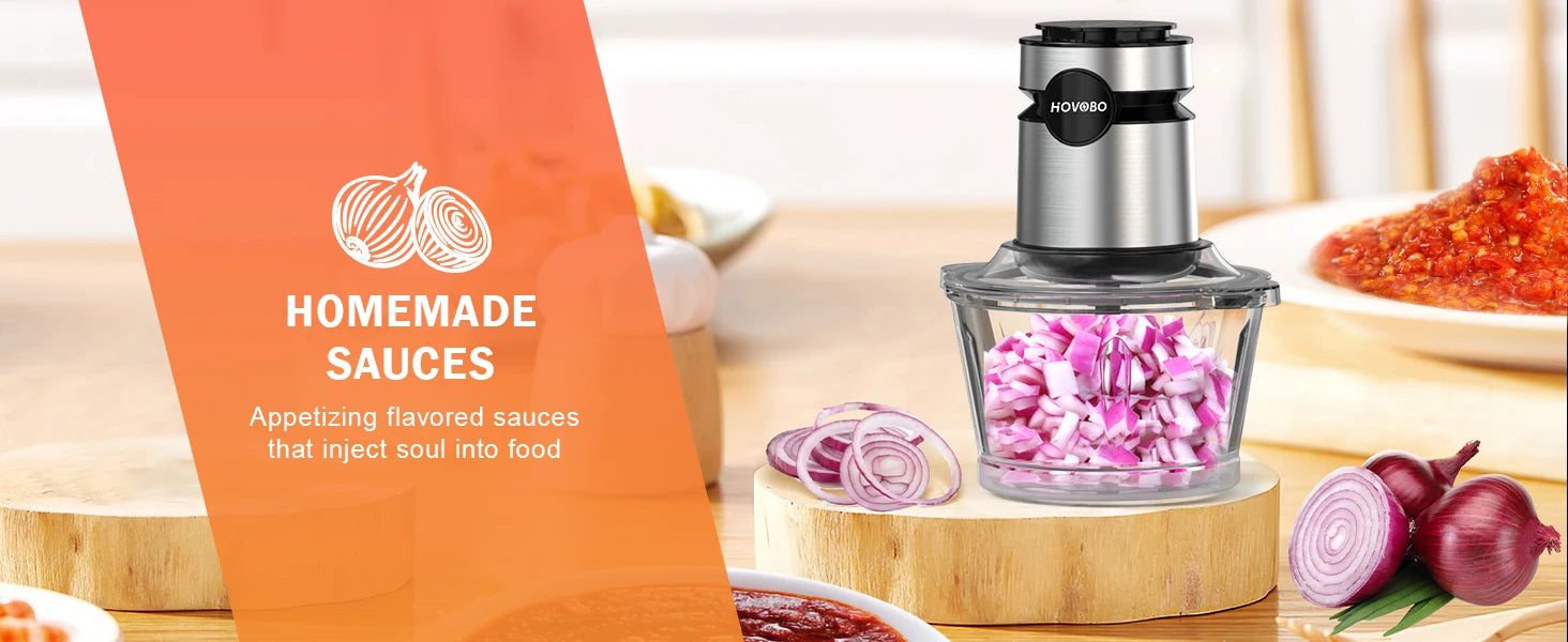 2 Speeds  500W Electric Food Processor 2L Meat Grinder Mincer kitchen Blender Food Processor Slicer Vegetable Food Chopper Meat