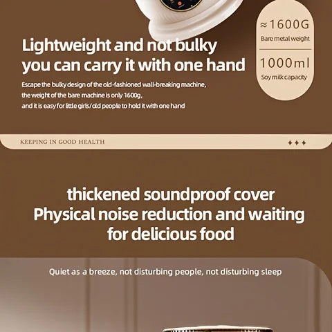 baby coplementary food wall-breaking machine heating mini soymilk machine bass multifunctional cooking machine home.