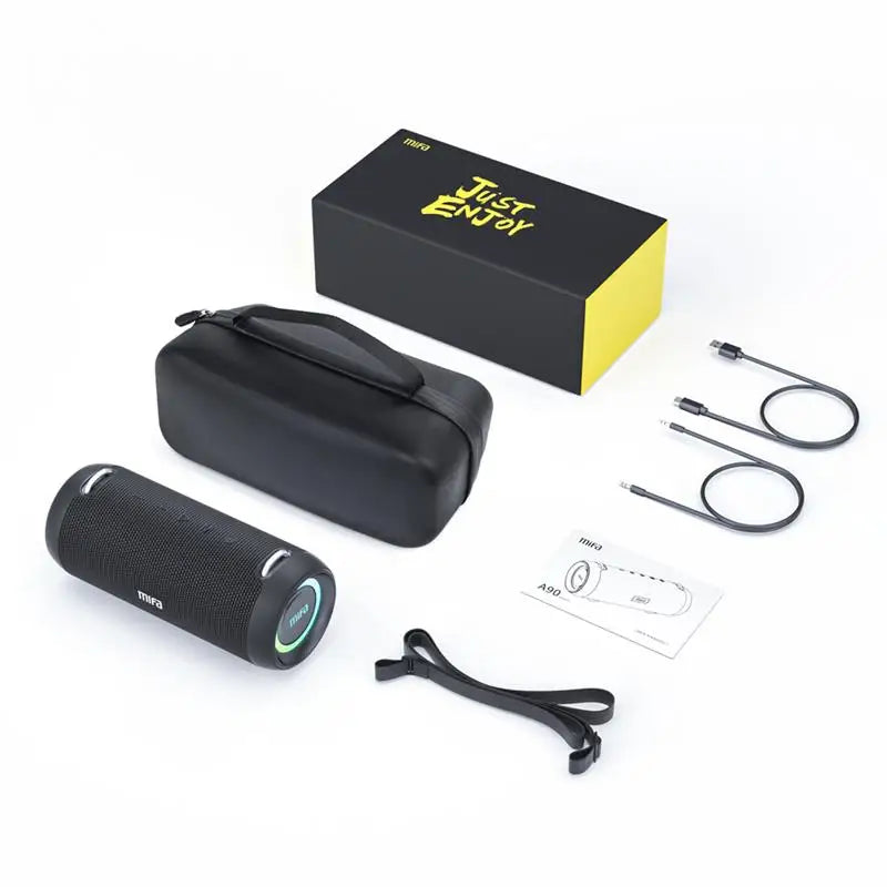 Top: A90 Bluetooth Speaker 60W Output Power Bluetooth Speaker with Class D Amplifier Excellent Bass Performace camping speaker
