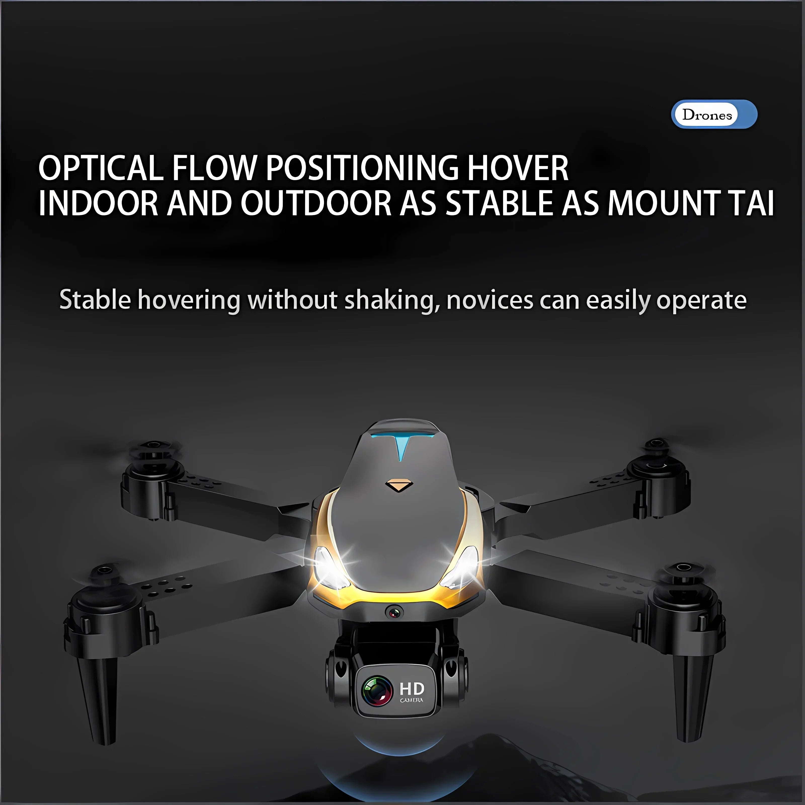 New Tesla Drone 8K Professional HD Camear RC Quadcopter Helicopter WIFI FPV Distance Avoid Obstacles Optical Flow Kid Gift Toy
