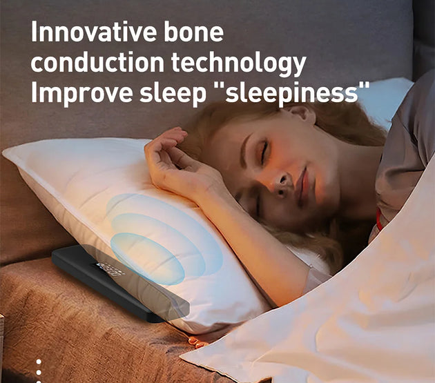 Pocket Bluetooth Speaker Under Pillow Bone Conduction Sound Box Rechargeable Wireless Stereo Soundbar White Noise Improve Sleep