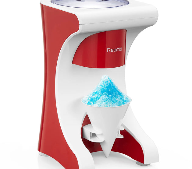 Shaved Ice Machine Snow Cone Machine, Reemix Slushie Machine for Snow Cone, Snowballs, Frozen Cocktails and More, Easy to DIY wi