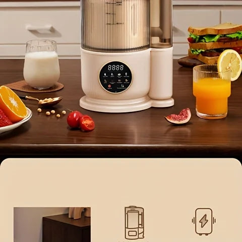baby coplementary food wall-breaking machine heating mini soymilk machine bass multifunctional cooking machine home.