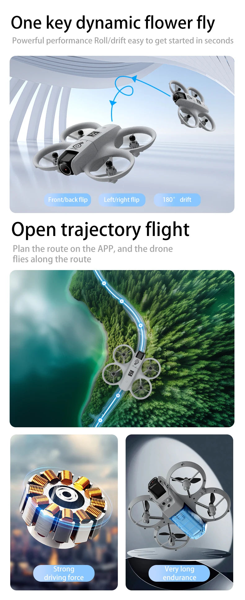 CZ06 Mini Drone for Kids - Rotating Colorful Light RC Quadcopter Aircraft 4K Camera UFO Shape Airplane Toy Gift