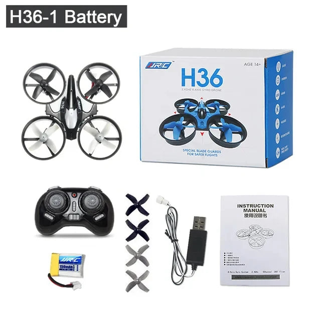 Jjrc H36 Mini Rc Drone Anti-collision 6-Axis Headless Mode Helicopter 360° Flip Remote Control Quadcopter Toys Drone for Kids