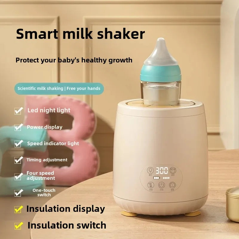Baby Smart Electric Milk Shaker Automatic Temperature Control Milk Frother Integrated Heated Milk Stirrer Home Appliance