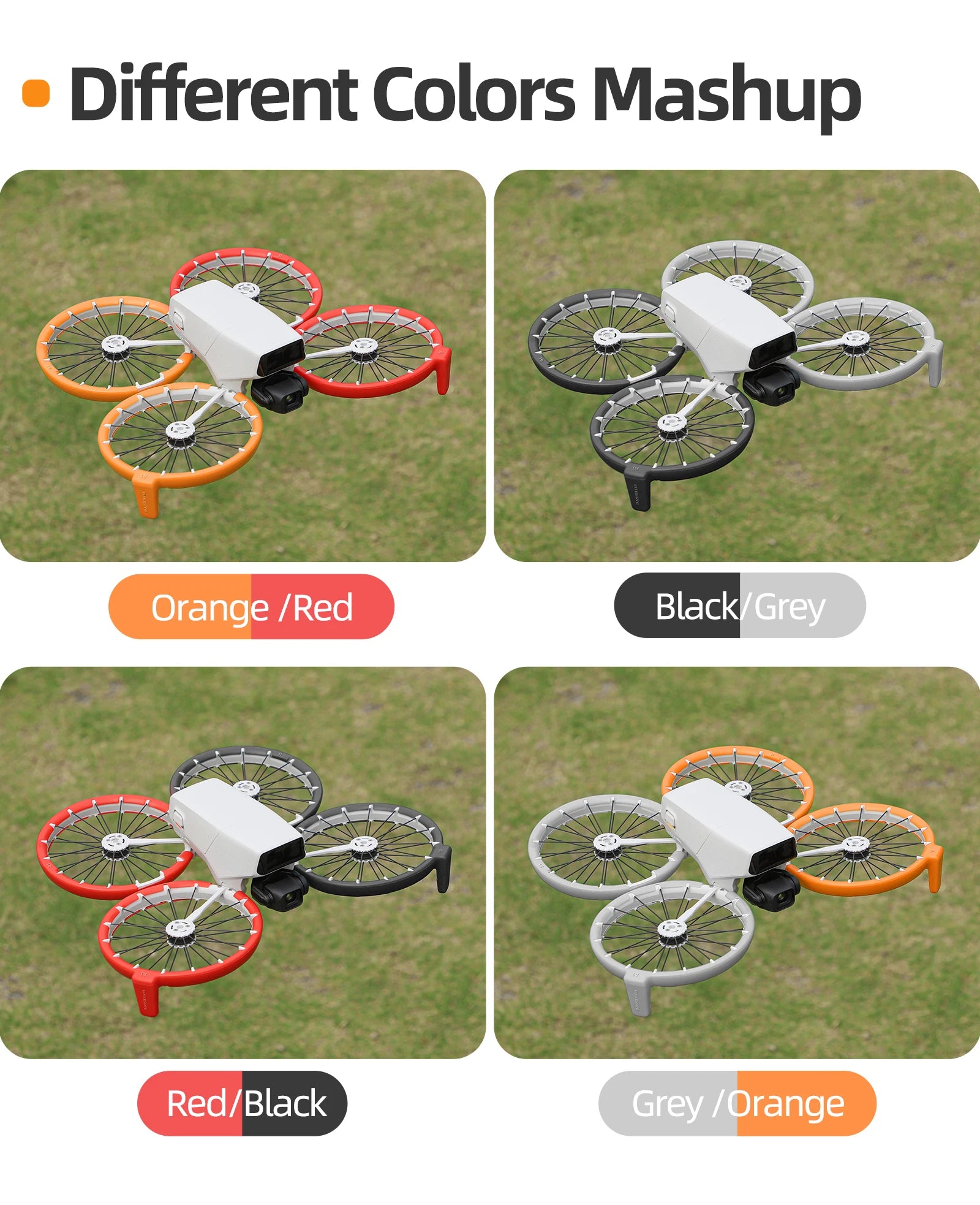 protective guard cage for Dji Flip Case Propeller Guard Quick Release Arms Anti-collision Ring Props Protector Cover Accessories