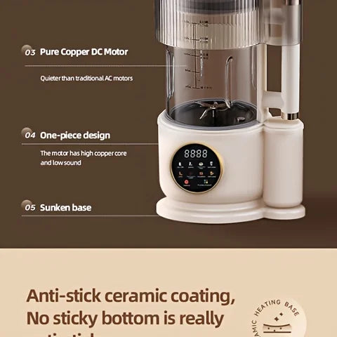 baby coplementary food wall-breaking machine heating mini soymilk machine bass multifunctional cooking machine home.